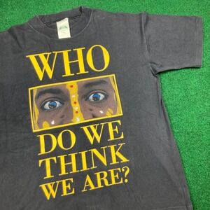 Vintage Millennium Tribal Wisdom And The Modern World Shirt Mens L 1992 Film 90s